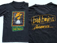 画像2: 80s bad brainsバッドブレインズ コットンTシャツ 黒 (2)