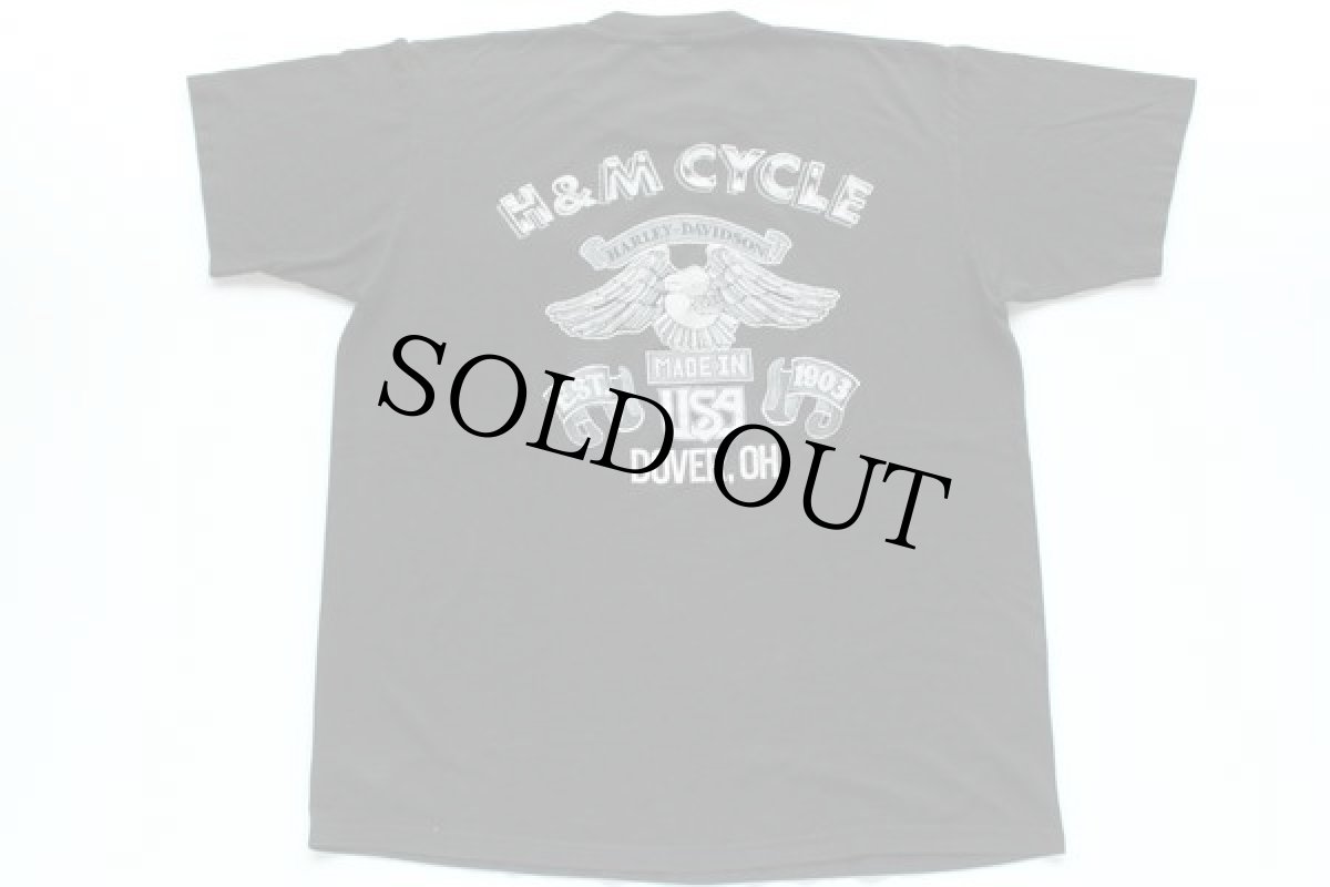 画像2: 80s USA製 HARLEY-DAVIDSON ハーレー ダビッドソン ポケットTシャツ L (2)