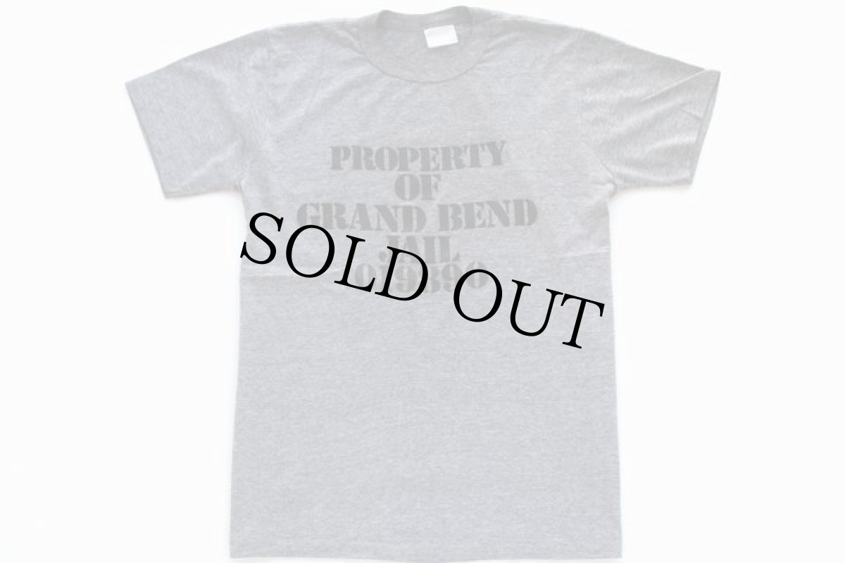 画像2: 80s JAIL ステンシル Tシャツ L★囚人 (2)