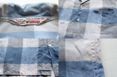 画像3: 50s USA製 McGREGORマクレガー ブロックチェック 半袖コットンシャツ (3)