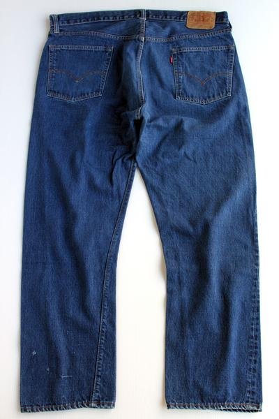 画像1: 70s USA製 Levi'sリーバイス 505 シングル 66前期 デニムパンツ w42 L30