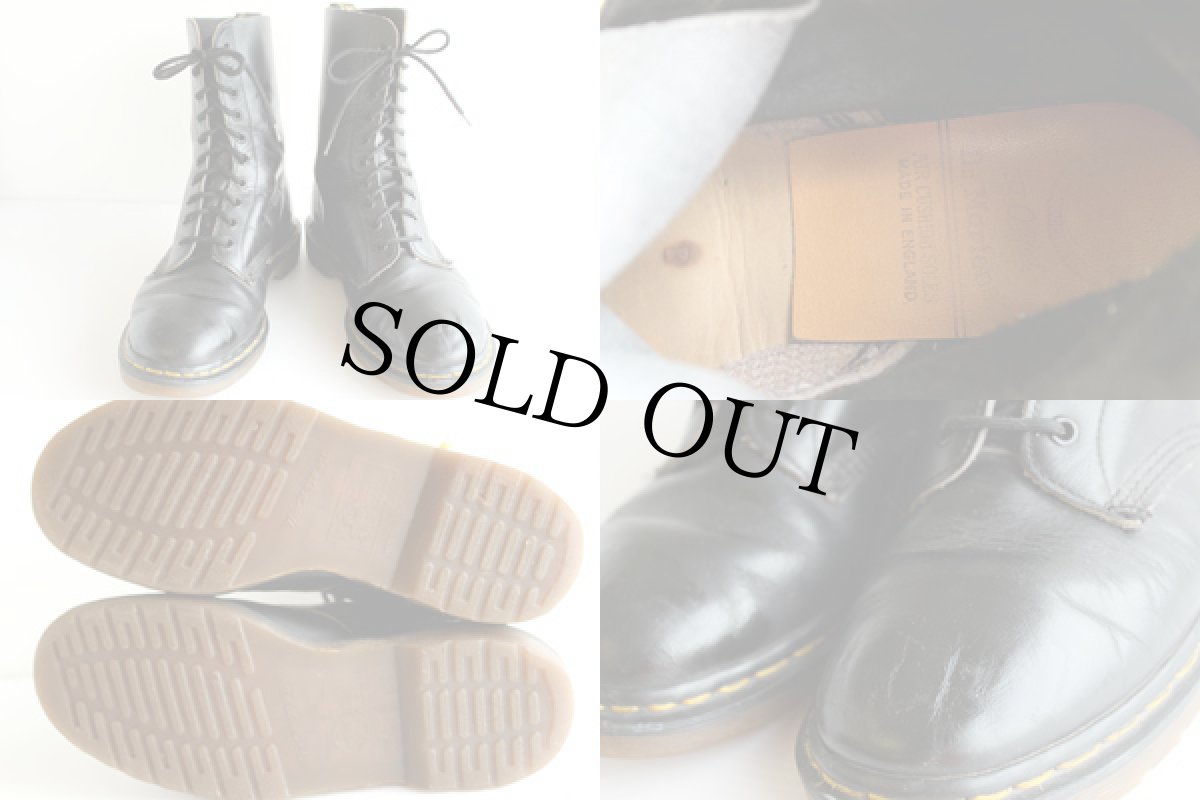 画像3: 英国製 DR.MARTENSドクターマーチン 10ホールブーツ 黒 UK8 (3)