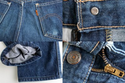 画像2: 60s LEVI'Sリーバイス 606 BIGE デニムパンツ w30