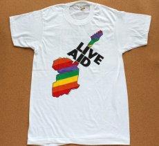 画像1: デッドストック★80s USA製 LIVE AID Tシャツ M (1)