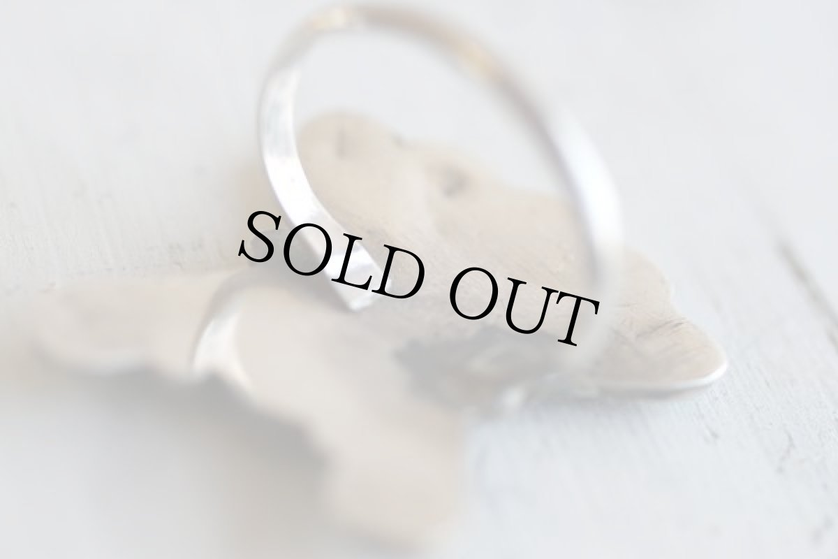 画像2: ビンテージ インディアンジュエリー ズニ族 サンフェイス シルバーリング (2)