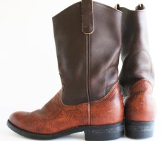 画像2: 90s USA製 REDWINGレッドウイング 切り替え ペコスブーツ (2)