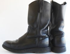 画像2: 90s USA製 REDWINGレッドウイング ペコスブーツ 黒 10.5D (2)