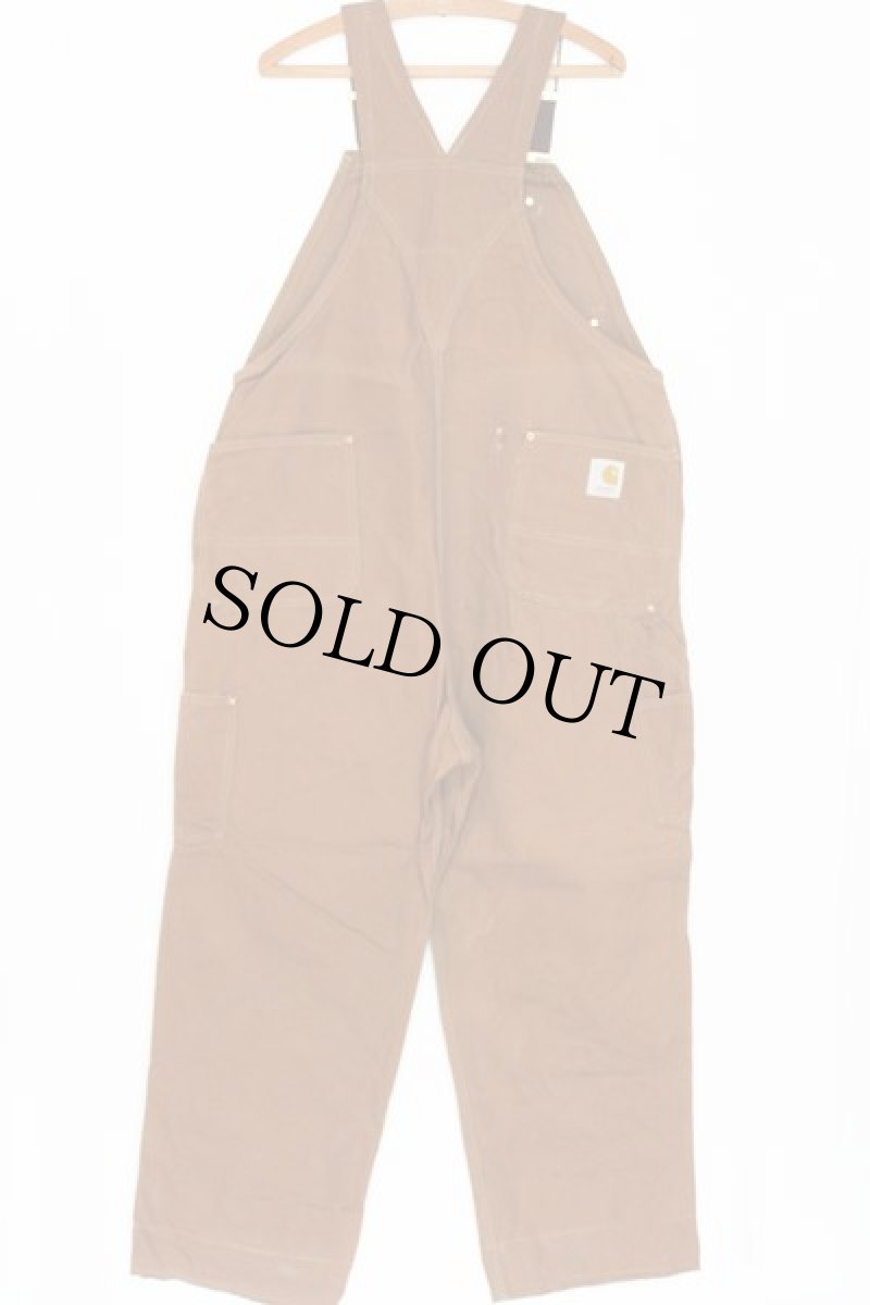 画像3: 70s carharttカーハート 山ポケ ダック地 ダブルニー オーバーオール (3)