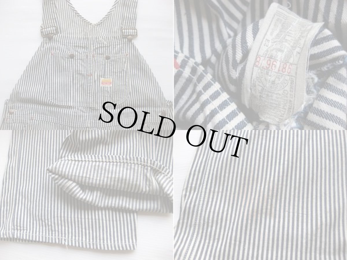 画像3: 50s USA製 PENNEY'S PAYDAY ヒッコリー オーバーオール (3)