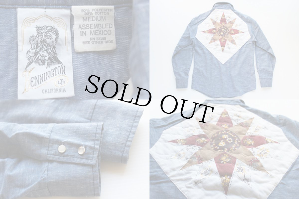 画像3: 70s KENNINGTON ケニントン シャンブレーシャツ M (3)