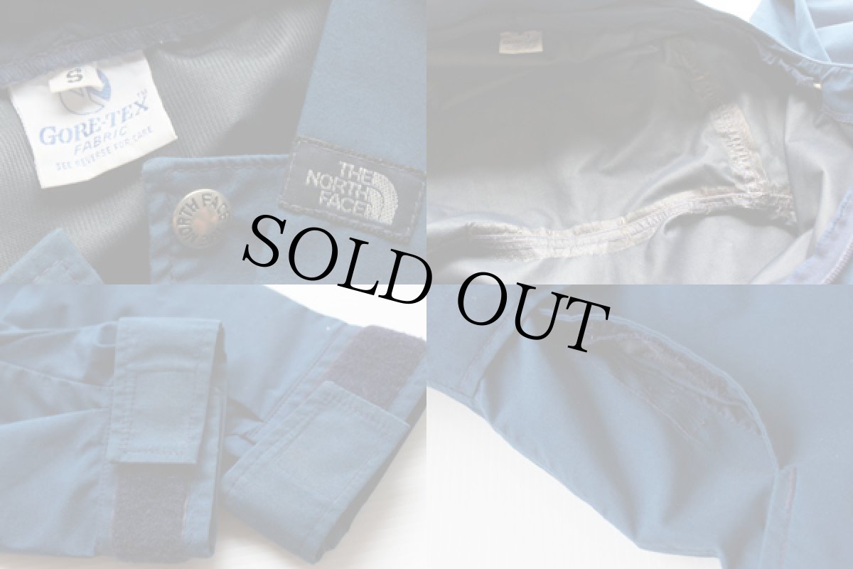 画像3: 80s THE NORTH FACEノースフェイス プルオーバー GORE-TEXゴアテックス ナイロン マウンテンパーカー 紺 S (3)