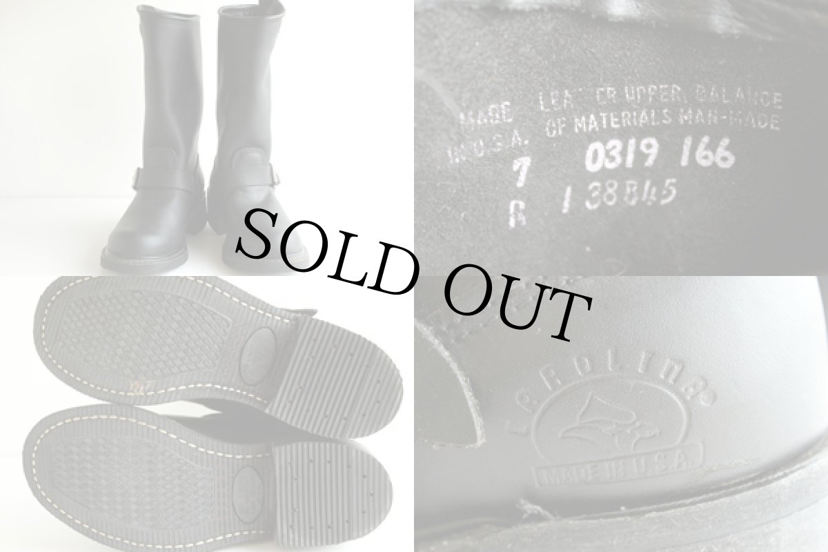 画像3: USA製 CAROLINAキャロライナ エンジニアブーツ 黒 7R (3)