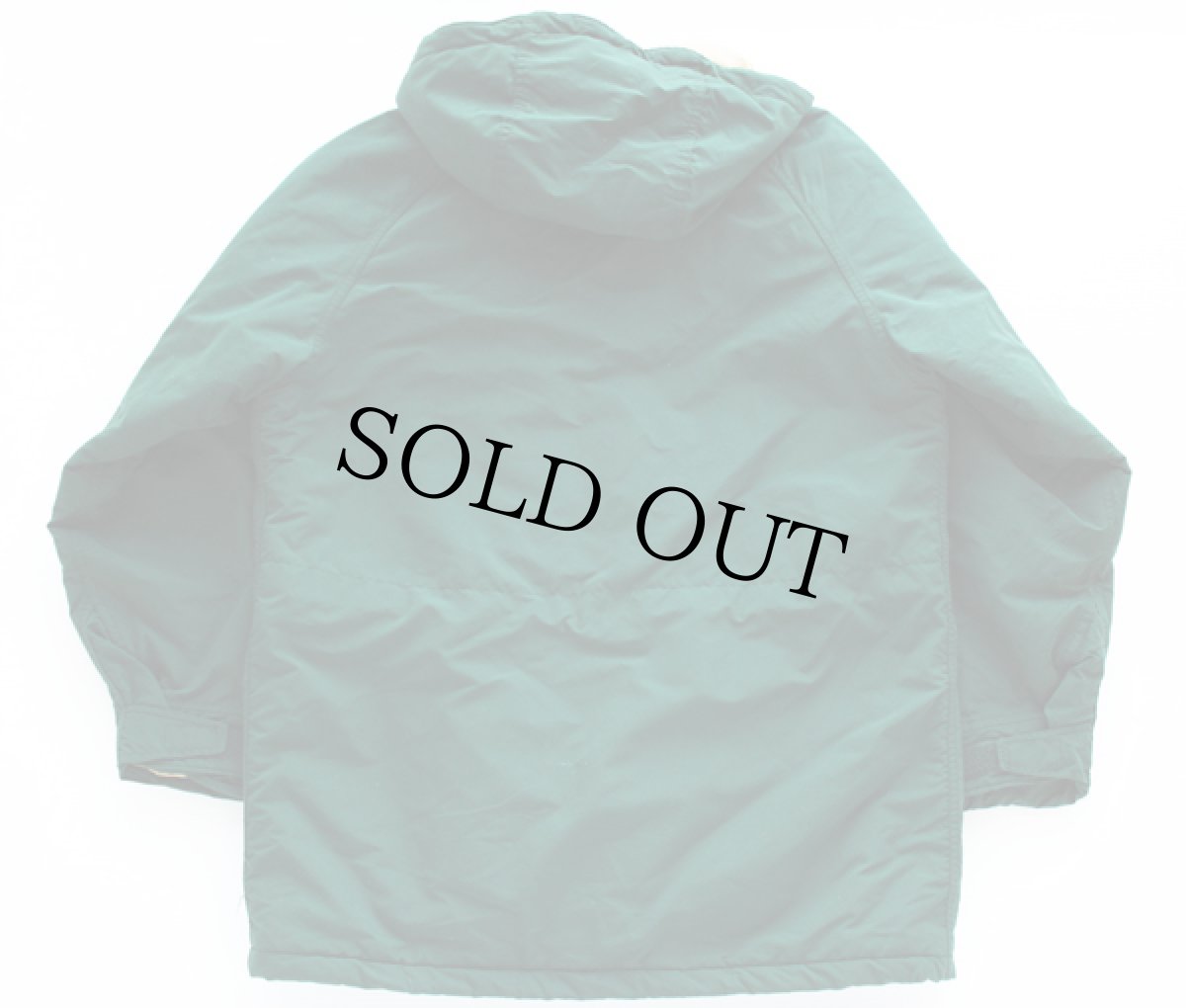 画像2: 80s USA製 L.L.Bean 中綿入り マウンテンパーカー 緑 M (2)