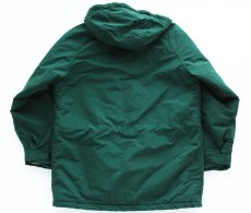 画像2: 80s USA製 L.L.Bean 中綿入り マウンテンパーカー 緑 M (2)