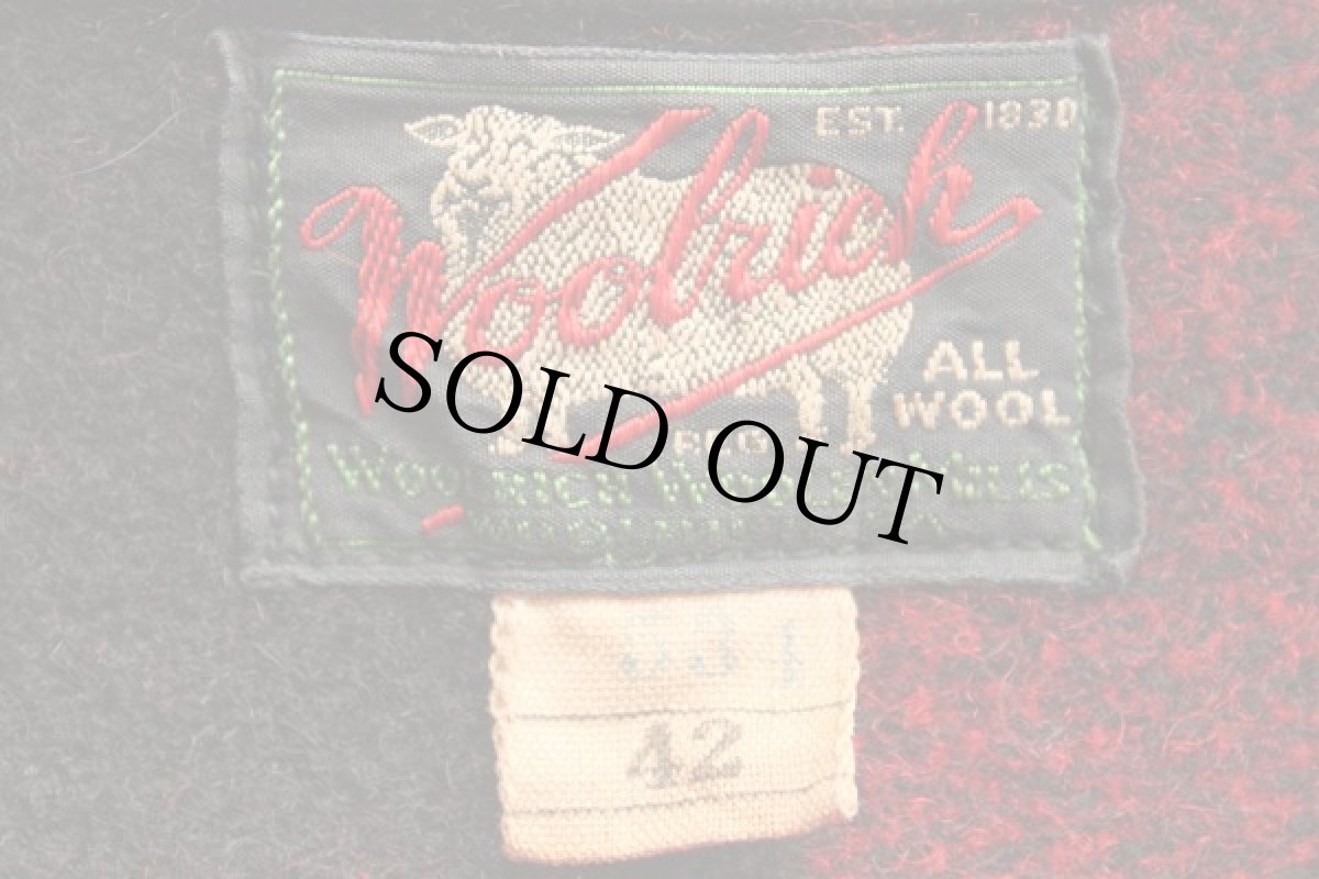 画像3: 40s Woolrichウールリッチ バッファローチェック ウールスポーツジャケット (3)