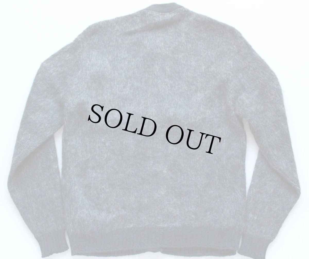 画像2: 60s PURITAN ダイヤ柄 モヘヤ ニット カーディガン (2)