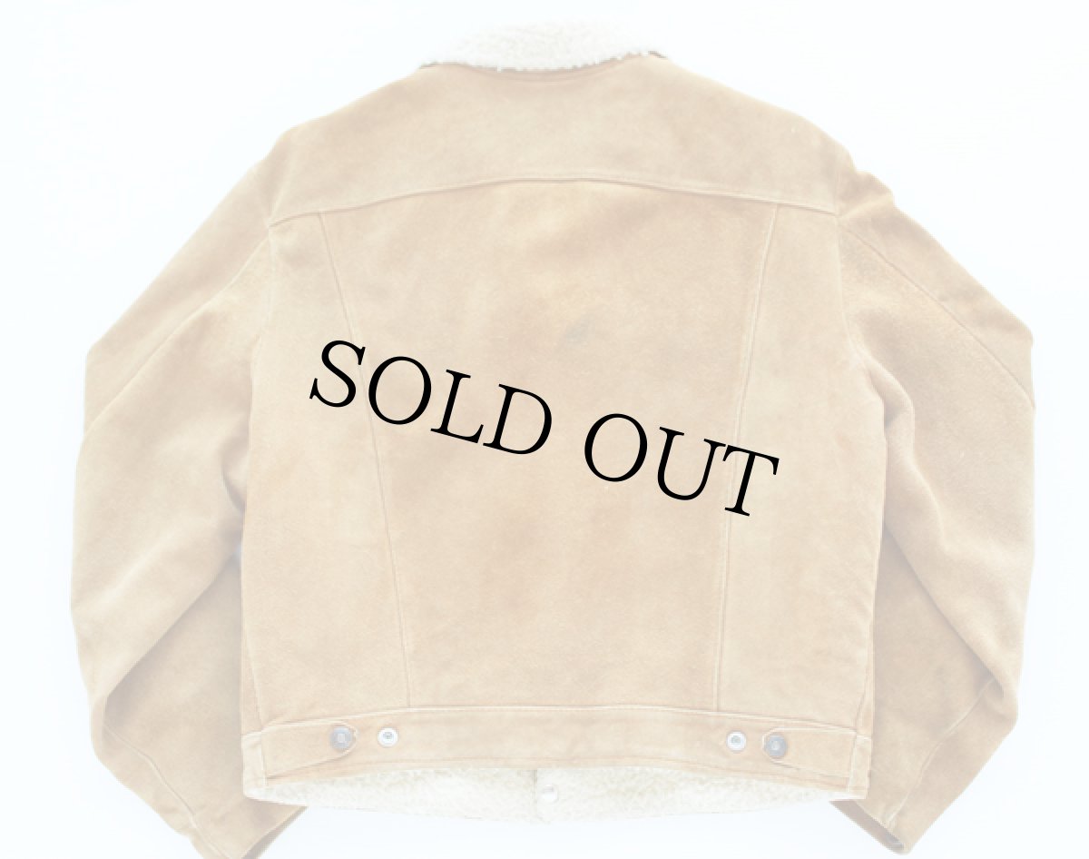 画像2: 50s LEVI'Sリーバイス ショートホーン スエードジャケット (2)