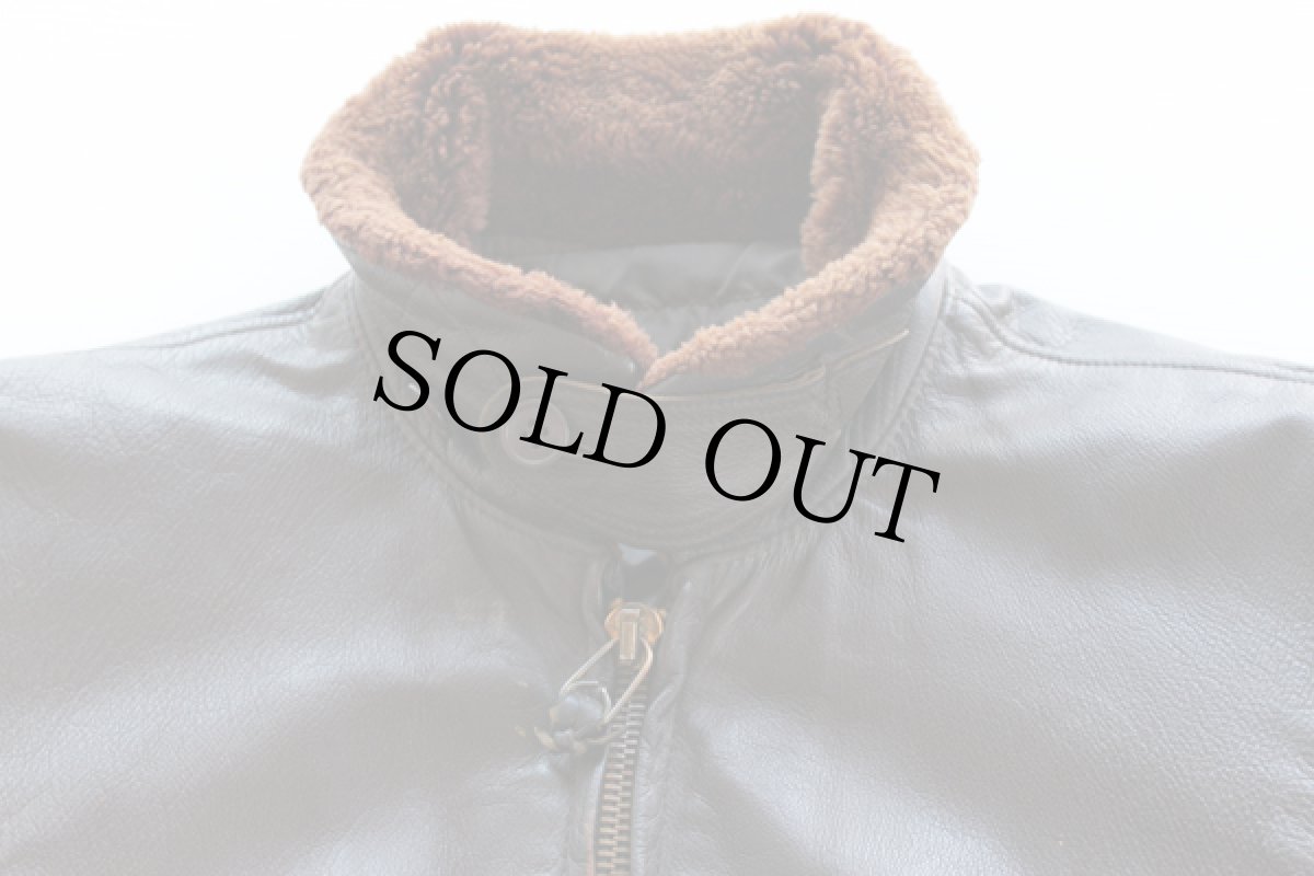 画像4: 60s 米軍 U.S.NAVY G-1 フライト レザージャケット 40 (4)