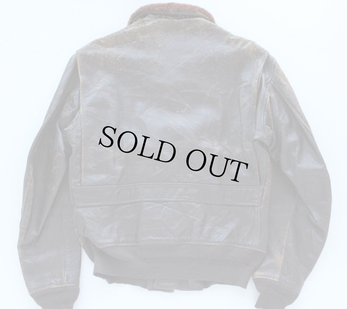 画像2: 50s 米軍 U.S.NAVY 55J14 G-1 フライト レザージャケット 40 (2)