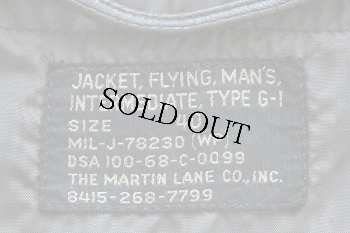 画像3: 60s 米軍 U.S.NAVY G-1 フライト レザージャケット 40 (3)