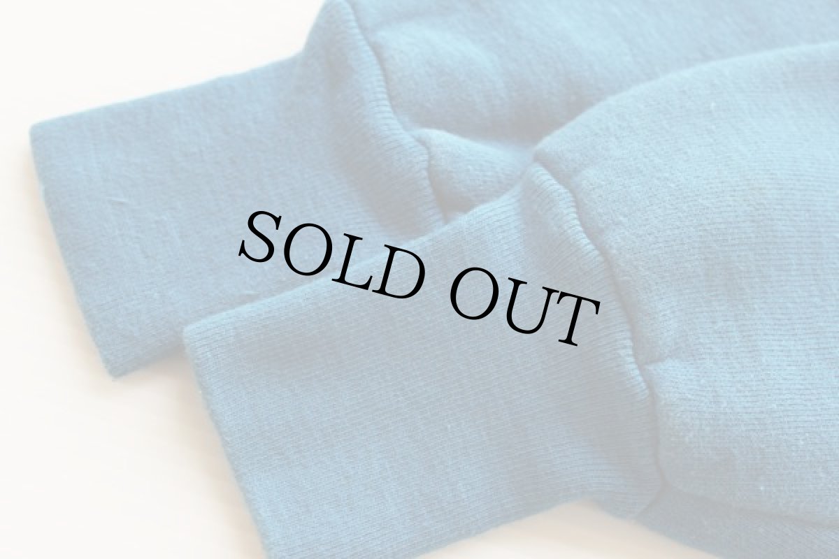 画像5: 60s カンザス カレッジ コットン スウェット 青 (5)