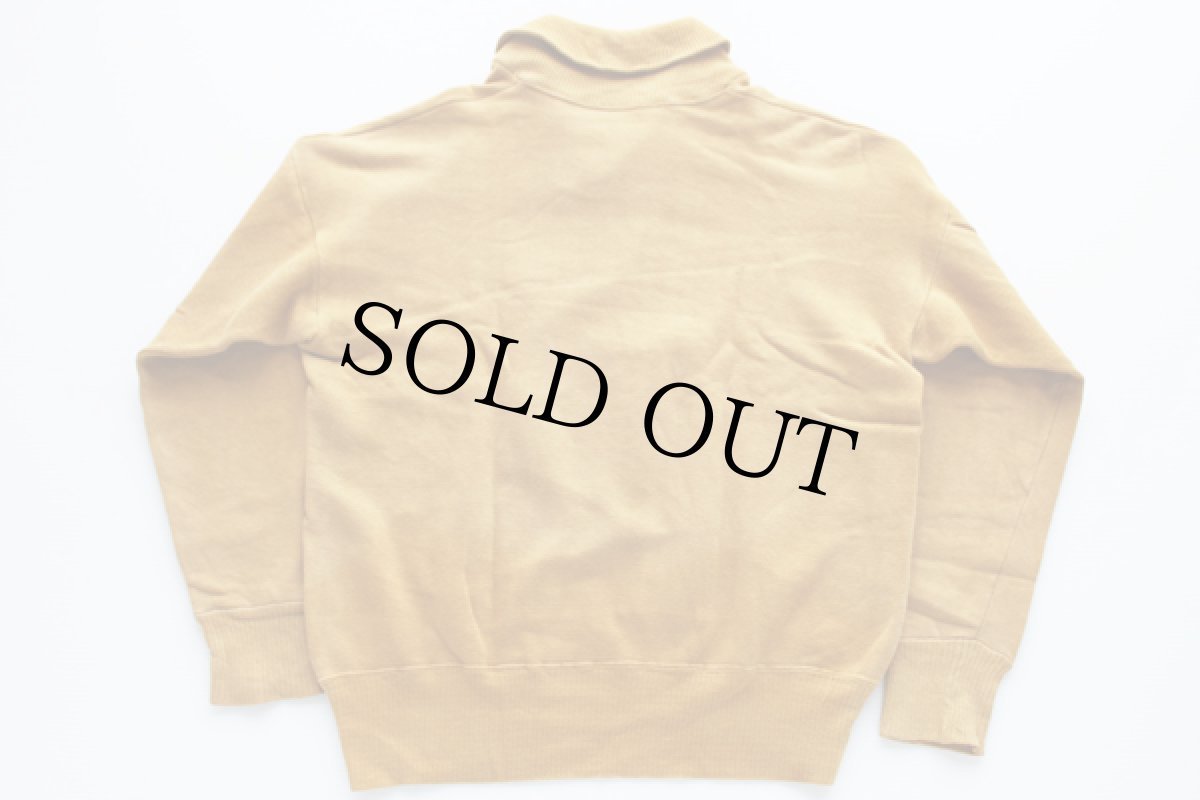 画像2: 50s 針抜きリブ ショールカラー スウェット (2)