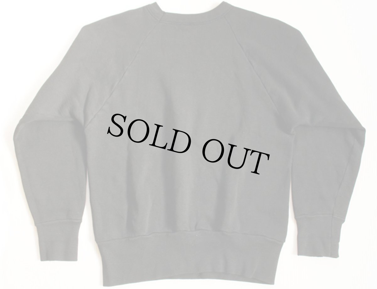 画像2: 60s ロケット フロッキープリント スウェット 黒 (2)