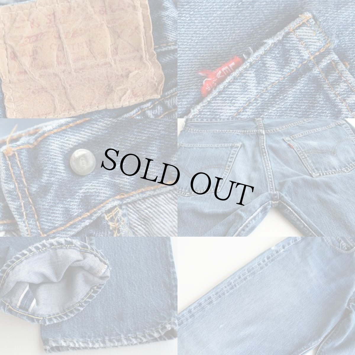 画像3: 60s LEVI'S リーバイス 501 BIGE デニムパンツ w34 (3)