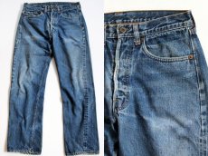 画像1: 70s USA製 Levi'sリーバイス 501 シングル 66前期 デニムパンツ (1)