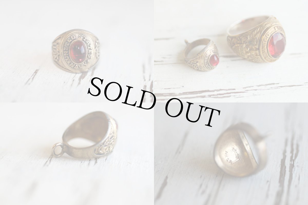 画像3: ビンテージ U.S.NAVYリング ペンダントトップ (3)