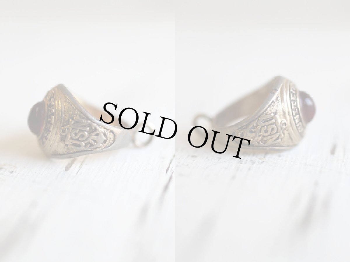 画像2: ビンテージ U.S.NAVYリング ペンダントトップ (2)