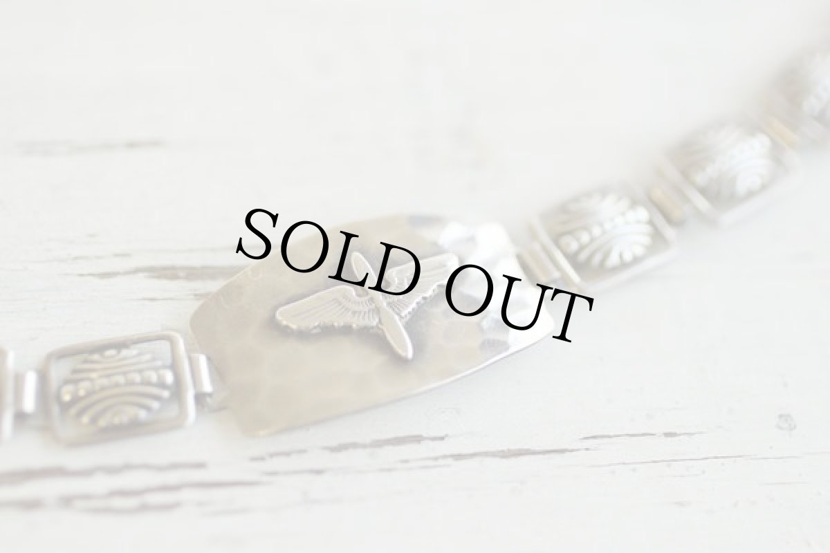 画像2: 40s USAAF シルバー ブレスレット (2)