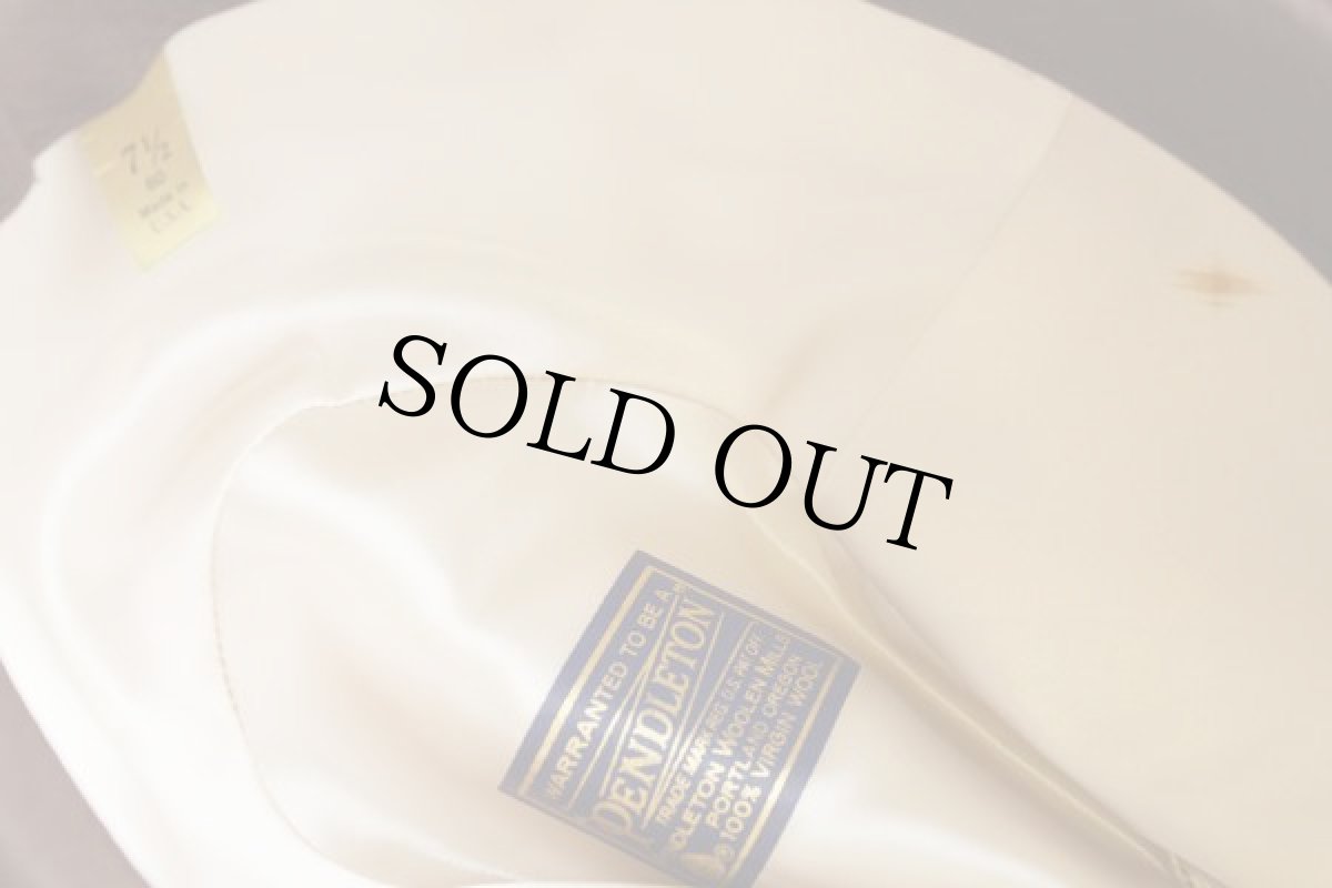 画像3: 80s USA製 PENDLETONペンドルトン ツイード ウール フェドラハット (3)