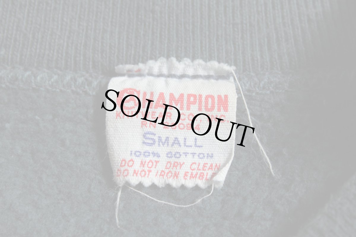 画像4: 60s CHAMPIONチャンピオン ランタグ スウェット 紺 S (4)