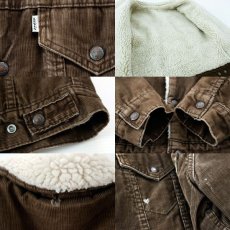 画像3: 70s LEVI'Sリーバイス BIGE ボアライナー コーデュロイジャケット 茶 (3)