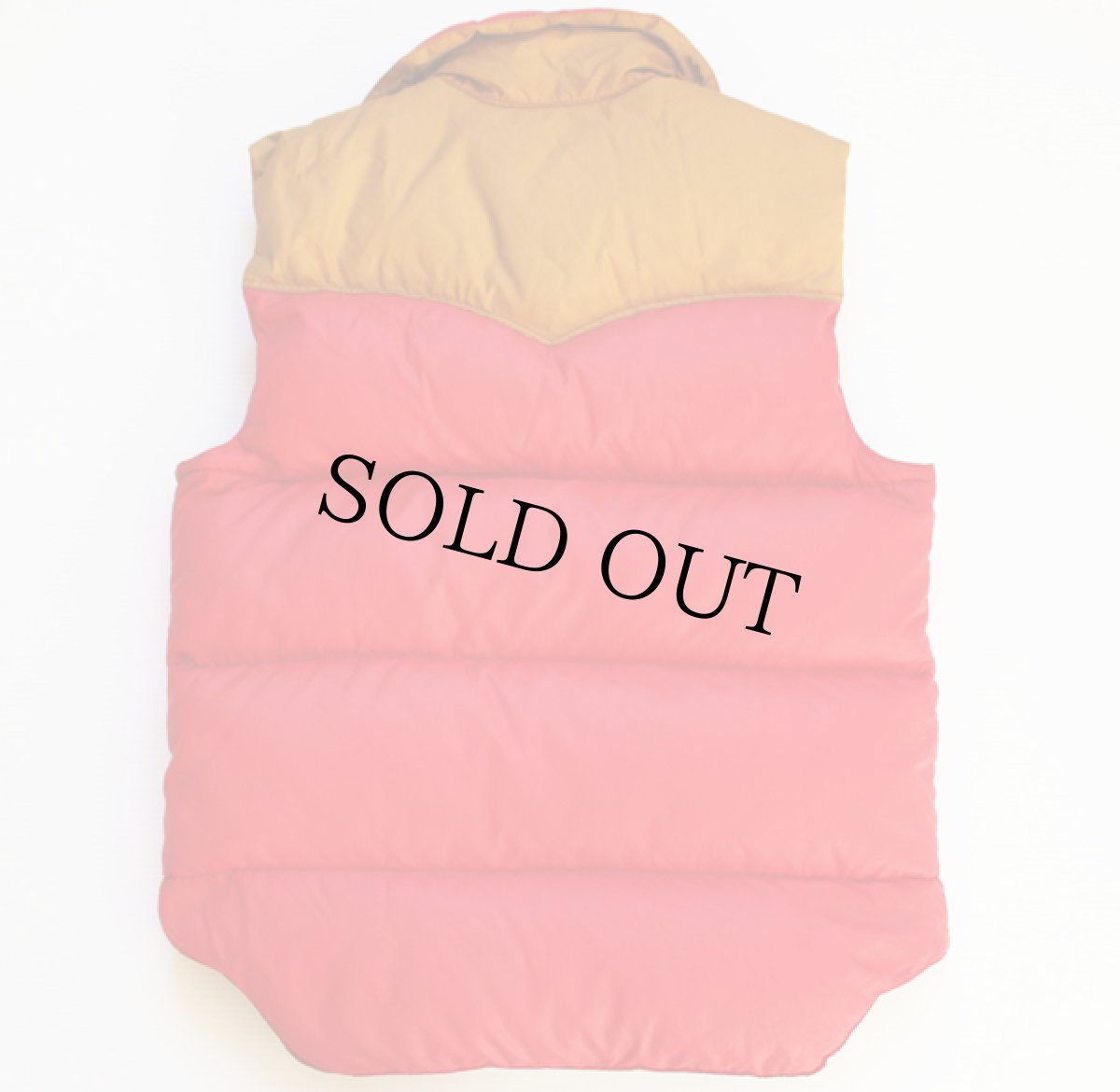 画像2: 70s Powderhorn Mountaineeringパウダーホーン ヨーク切り替え ダウンベスト M (2)