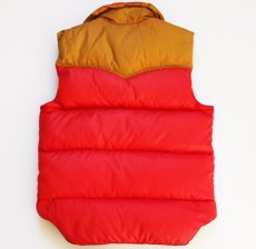 画像2: 70s Powderhorn Mountaineeringパウダーホーン ヨーク切り替え ダウンベスト M (2)