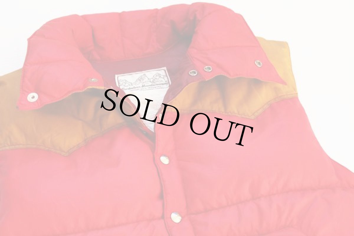 画像5: 70s Powderhorn Mountaineeringパウダーホーン ヨーク切り替え ダウンベスト M (5)