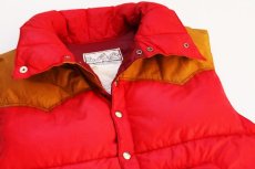 画像5: 70s Powderhorn Mountaineeringパウダーホーン ヨーク切り替え ダウンベスト M (5)