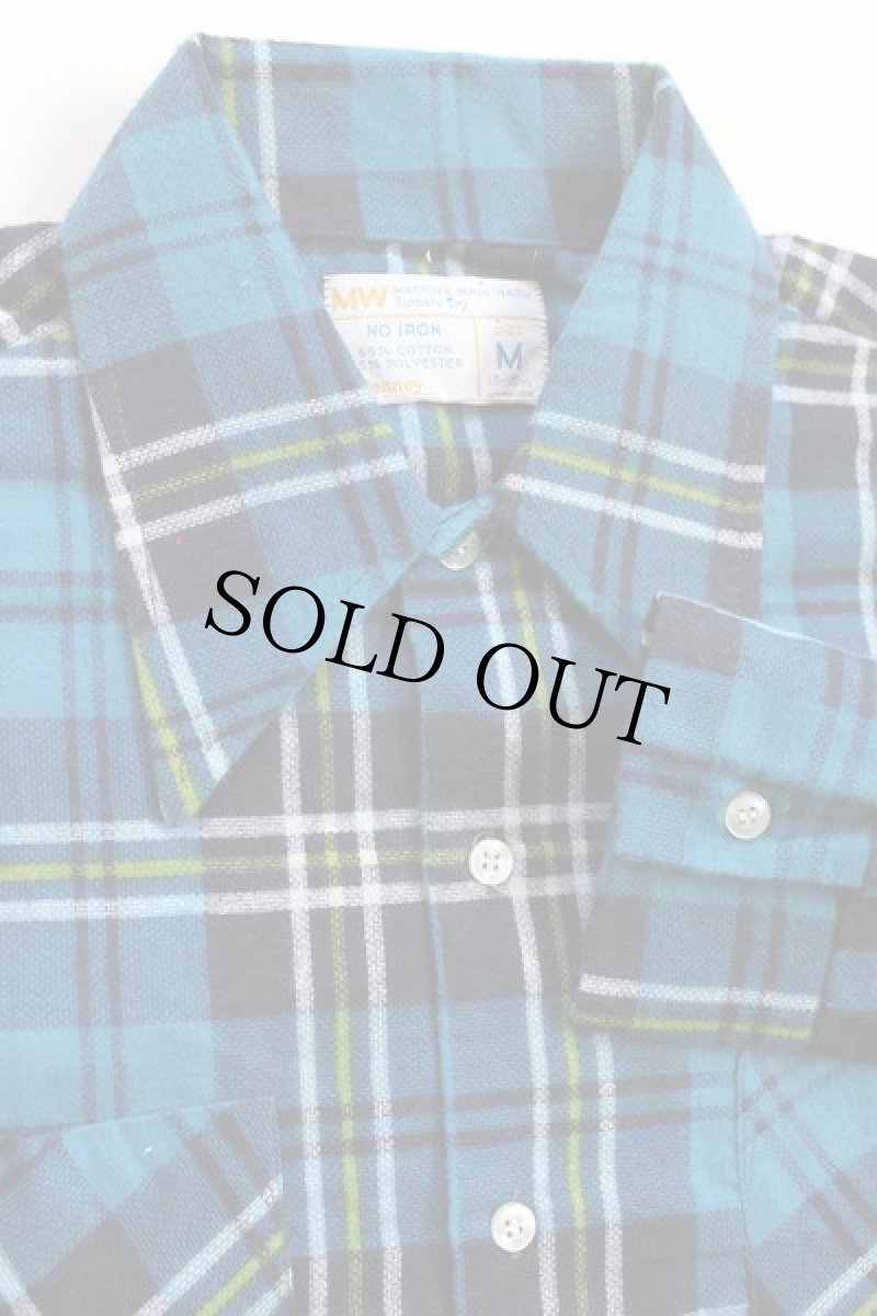 画像3: デッドストック★70s JCPenney プリントネルシャツ M (3)