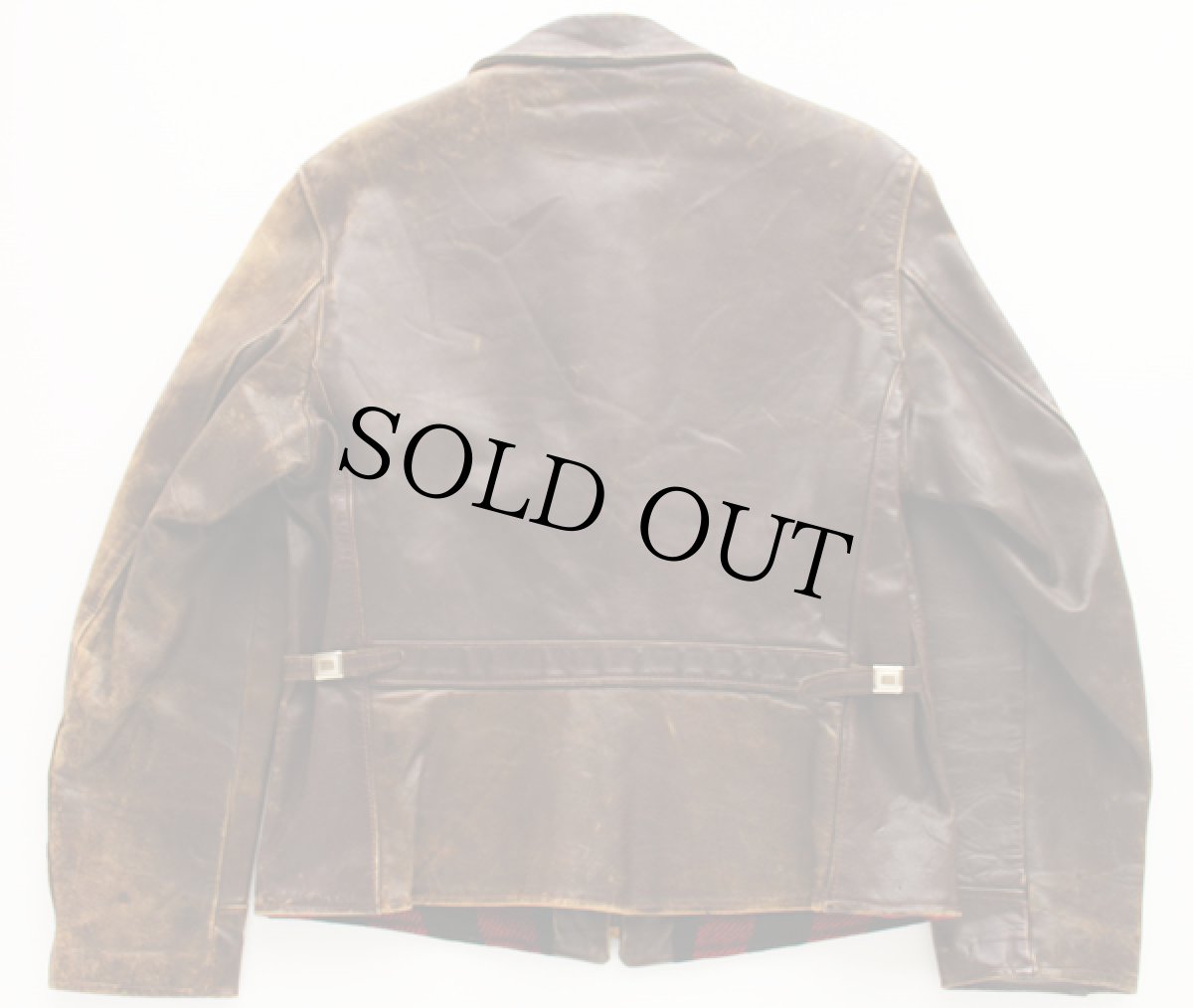 画像2: 40s ポニースキン レザースポーツジャケット (2)