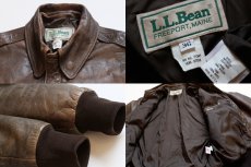 画像3: 80s USA製 L.L.Bean A-2タイプ フライト レザージャケット 36 (3)