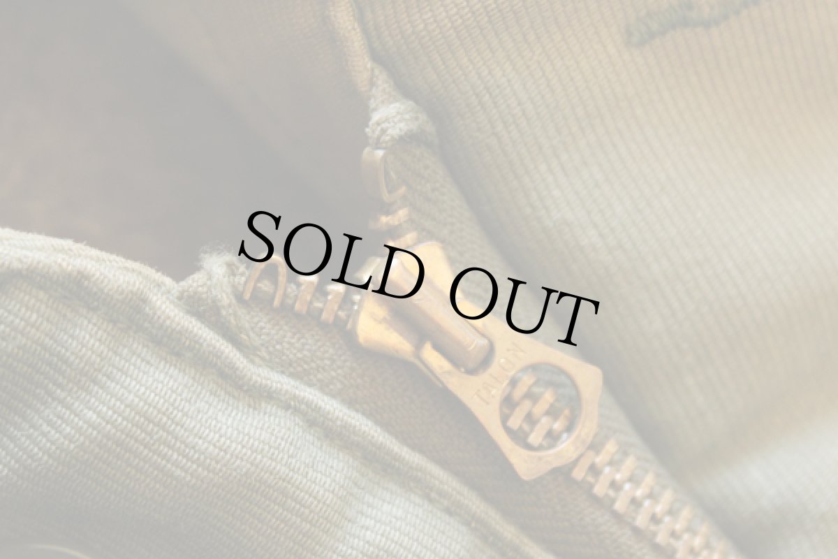 画像4: 40s 米軍 U.S.NAVY N-1 デッキジャケット オリーブドラブ 38 (4)