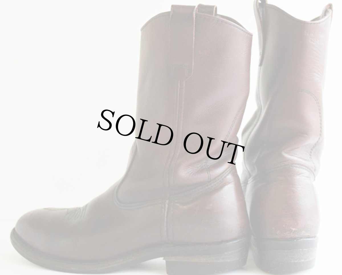 画像2: 80s USA製 REDWING レッドウイング ペコスブーツ 9.5D (2)