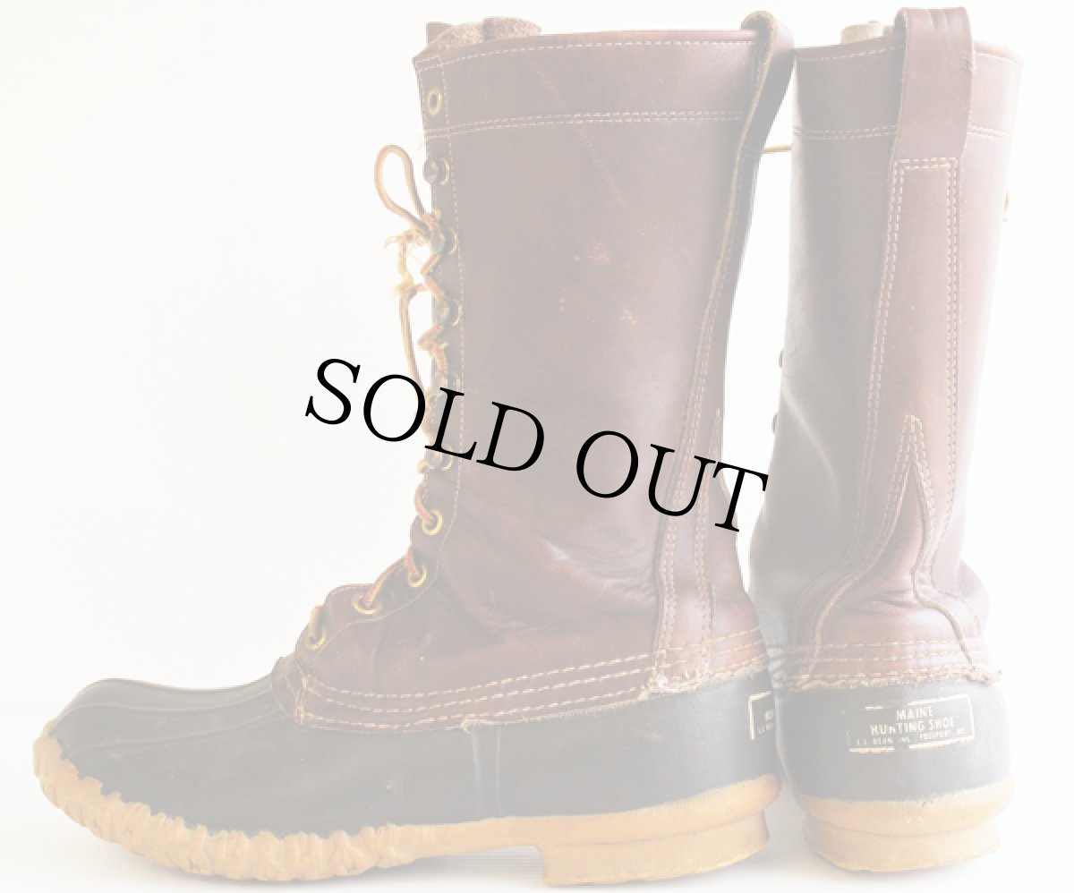 画像2: 80s L.L.Bean メインハンティング ビーンブーツ 9M (2)