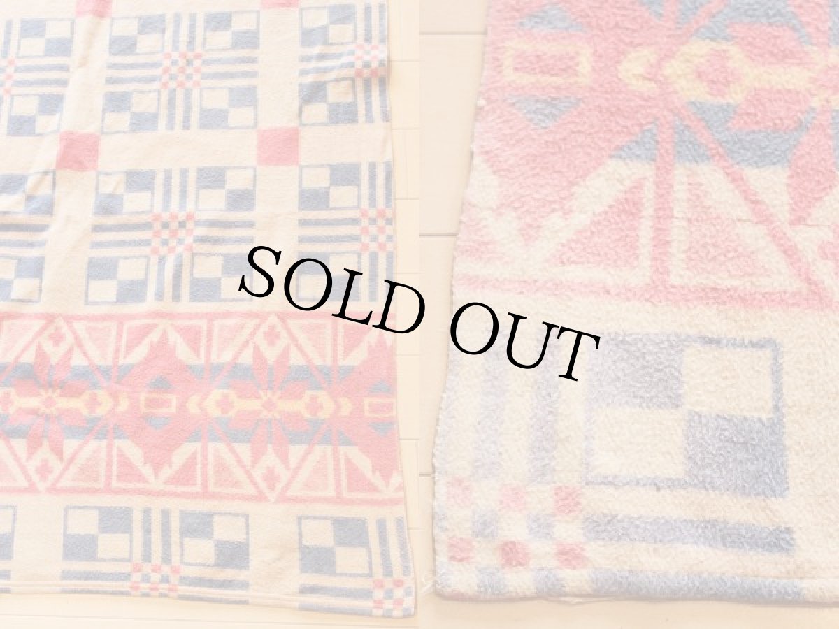 画像3: 30s ネイティブ柄 キャンプ ブランケット (3)