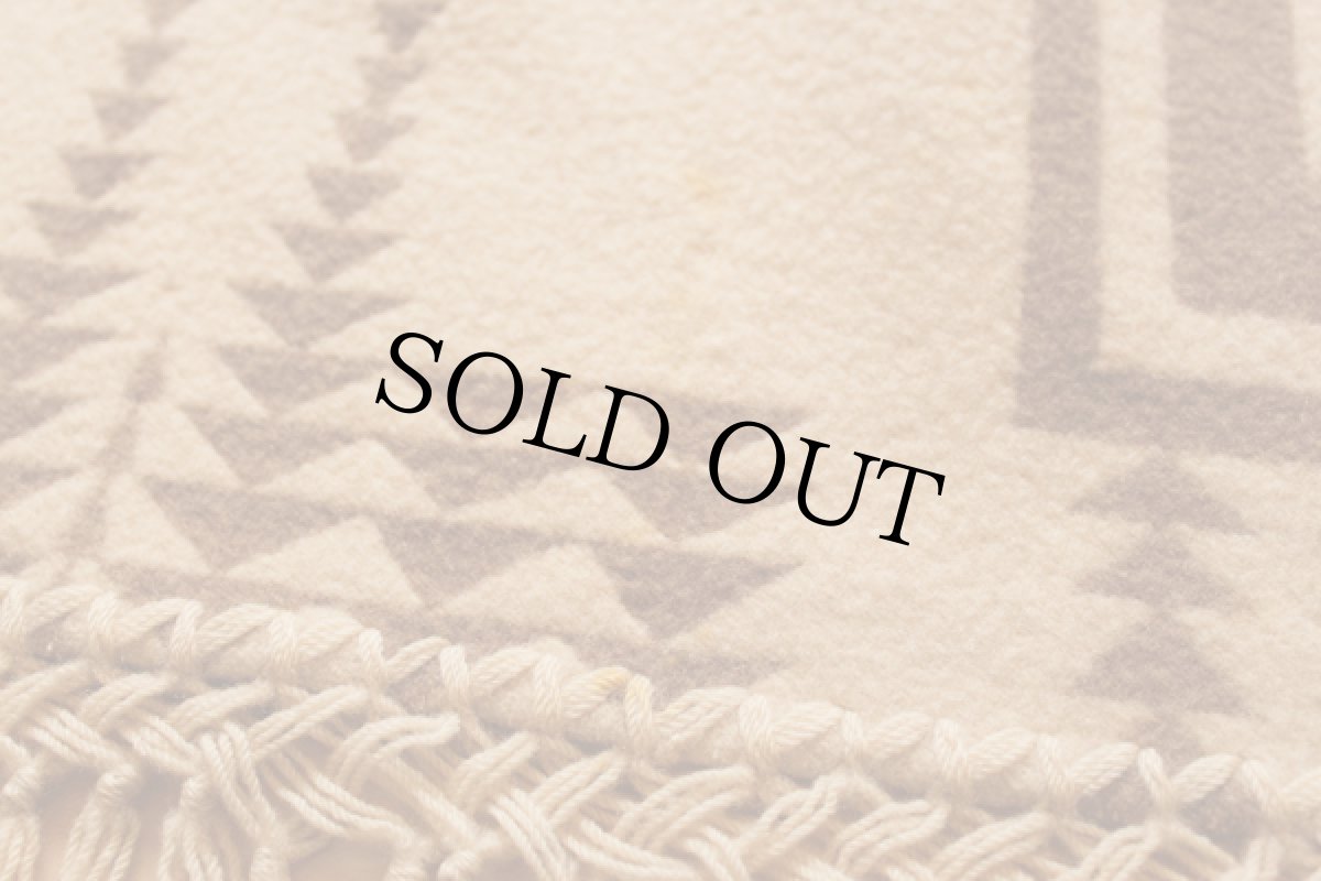 画像5: 40s PENDLETONペンドルトン チーフジョセフ ネイティブ柄 ウール ブランケット (5)