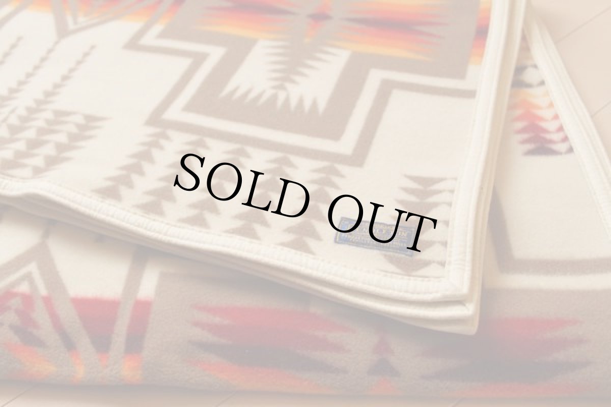 画像2: 50s PENDLETONペンドルトン チーフジョセフ ネイティブ柄 ウール ブランケット 箱付き (2)