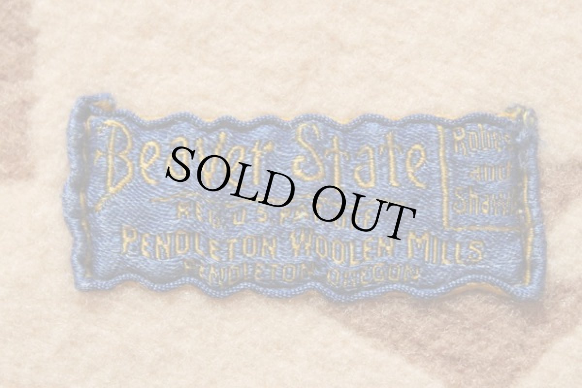 画像3: 40s PENDLETONペンドルトン チーフジョセフ ネイティブ柄 ウール ブランケット (3)