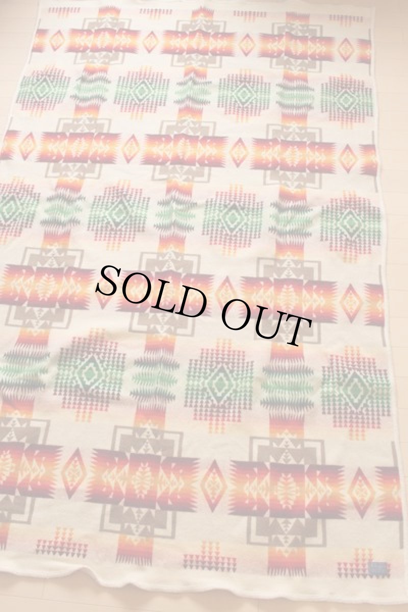 画像5: USA製 PENDLETONペンドルトン チーフジョセフ ネイティブ柄 ウール ブランケット (5)